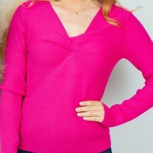 White Birch Magenta Sweater M NWOT